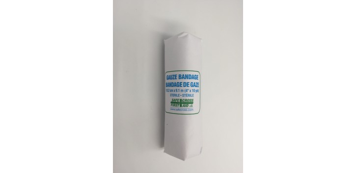 Rouleau de bandage de gaze stérile 4'' (unité)